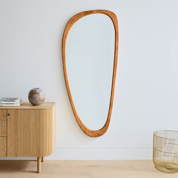 Miroir Mid-Century Bois