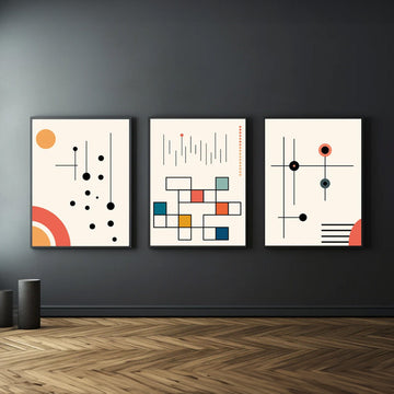 Tableau Art Minimaliste Bauhaus